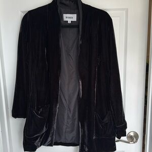 Velour blazer great condition black bb Dakota